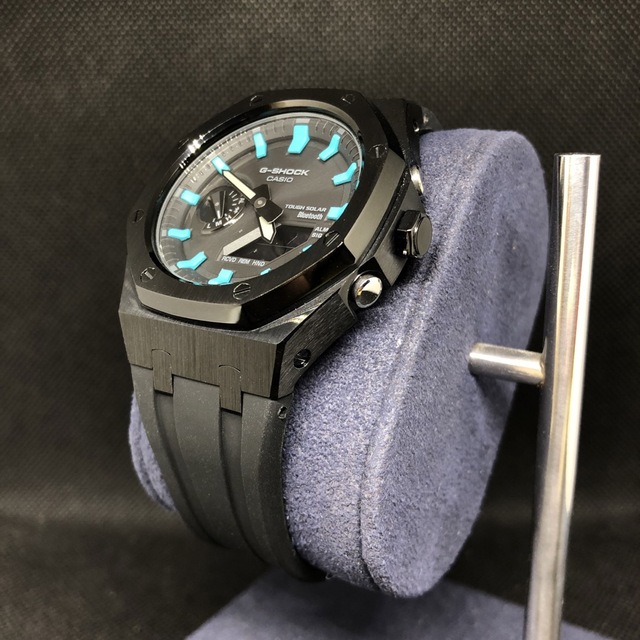 G-SHOCK(ジーショック)のGA-B2100本体付き ラバーベルトセット カシオーク カスタム Gショック メンズの時計(腕時計(アナログ))の商品写真