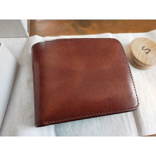 専用ワイルドスワンズ フルグレインブライドル グラウンダー ダークステイン(折り財布)