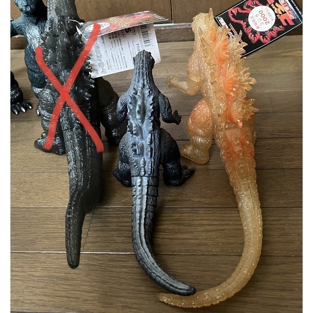 バラ売り可能!※【当時物】ゴジラ他 ソフビ8体セット売り-eastgate.mk