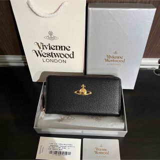 ヴィヴィアンウエストウッド(Vivienne Westwood)のVivienne Westwood ラウンドファスナー　長財布　ブラック(財布)