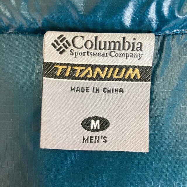 Columbia(コロンビア)の★コロンビア titanium タイタニウム ナイロン ダウンジャケット M メンズのジャケット/アウター(ミリタリージャケット)の商品写真