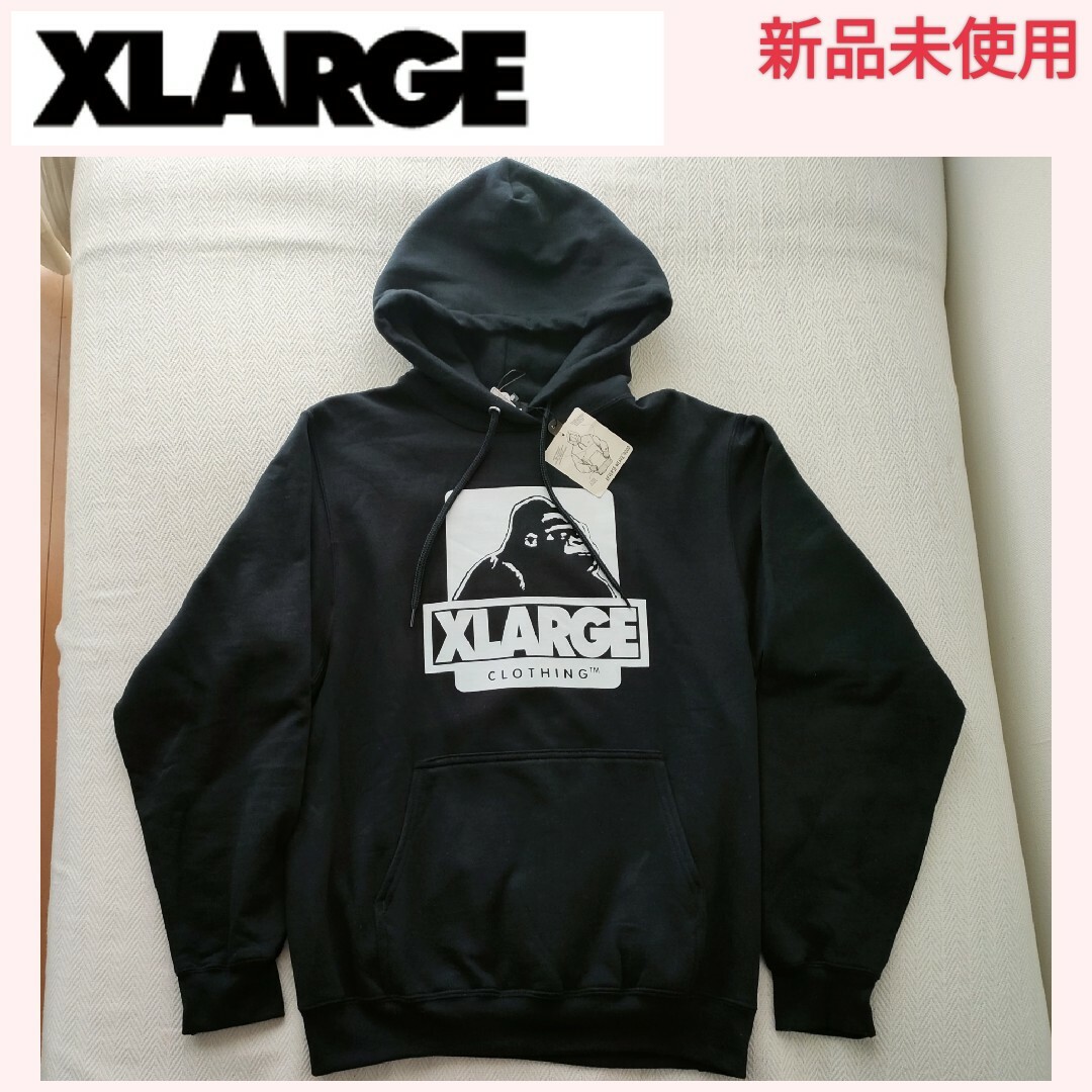 【新品未使用】XLARGE(エクストララージ)プルオーバー　フーディースウェット