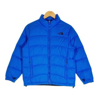 ザノースフェイス(THE NORTH FACE)の★ノースフェイス アコンカグアダウンジャケット 青 size150(ダウンジャケット)