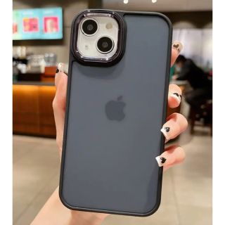 アップル(Apple)のiPhone14用電気メッキレンズガード付きケース(iPhoneケース)