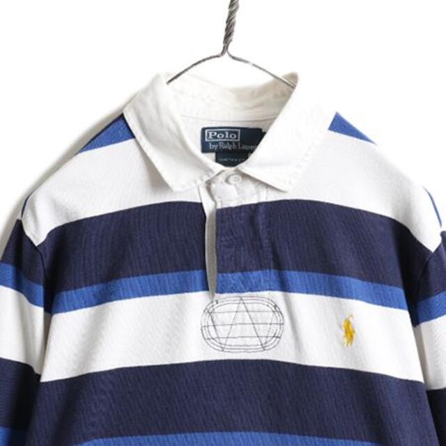 Ralph Lauren - ポロ ラルフローレン ボーダー 長袖 ラガーシャツ