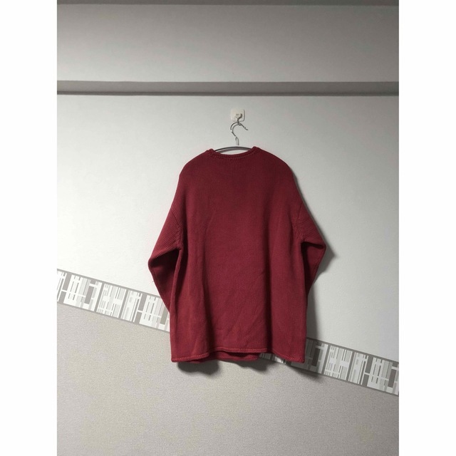 GAP(ギャップ)のオールドギャップ　コットンニット　サーモンピンク メンズのトップス(ニット/セーター)の商品写真