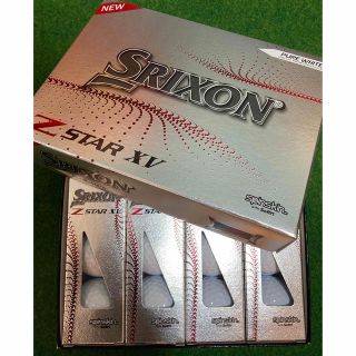 スリクソン(Srixon)のZ-STAR XV 1ダース 未使用新品 ピュアホワイト ゼットスター 2021(その他)