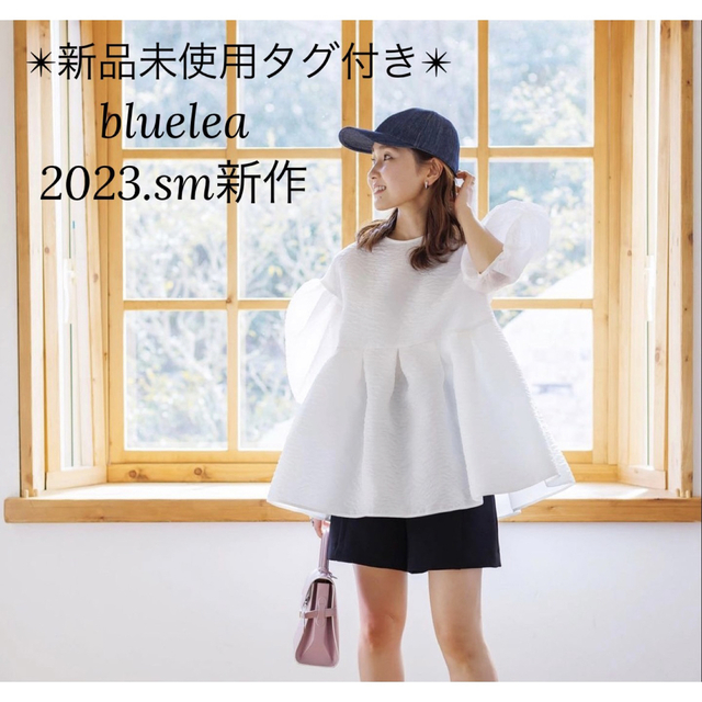 ✴︎ 新品未使用 bluelea ブルレア シルキージャガードブラウス