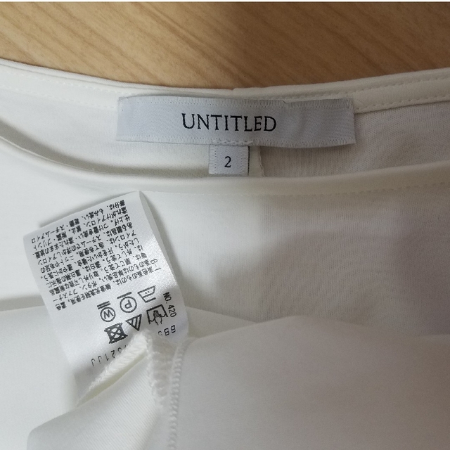 UNTITLED(アンタイトル)のUNTITLEDドッキングカットソー レディースのトップス(Tシャツ(半袖/袖なし))の商品写真