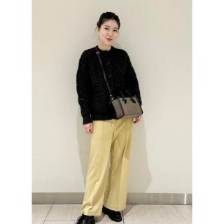 ビームス(BEAMS)のDemi-Luxe BEAMS ピンタック クロップドパンツ(クロップドパンツ)