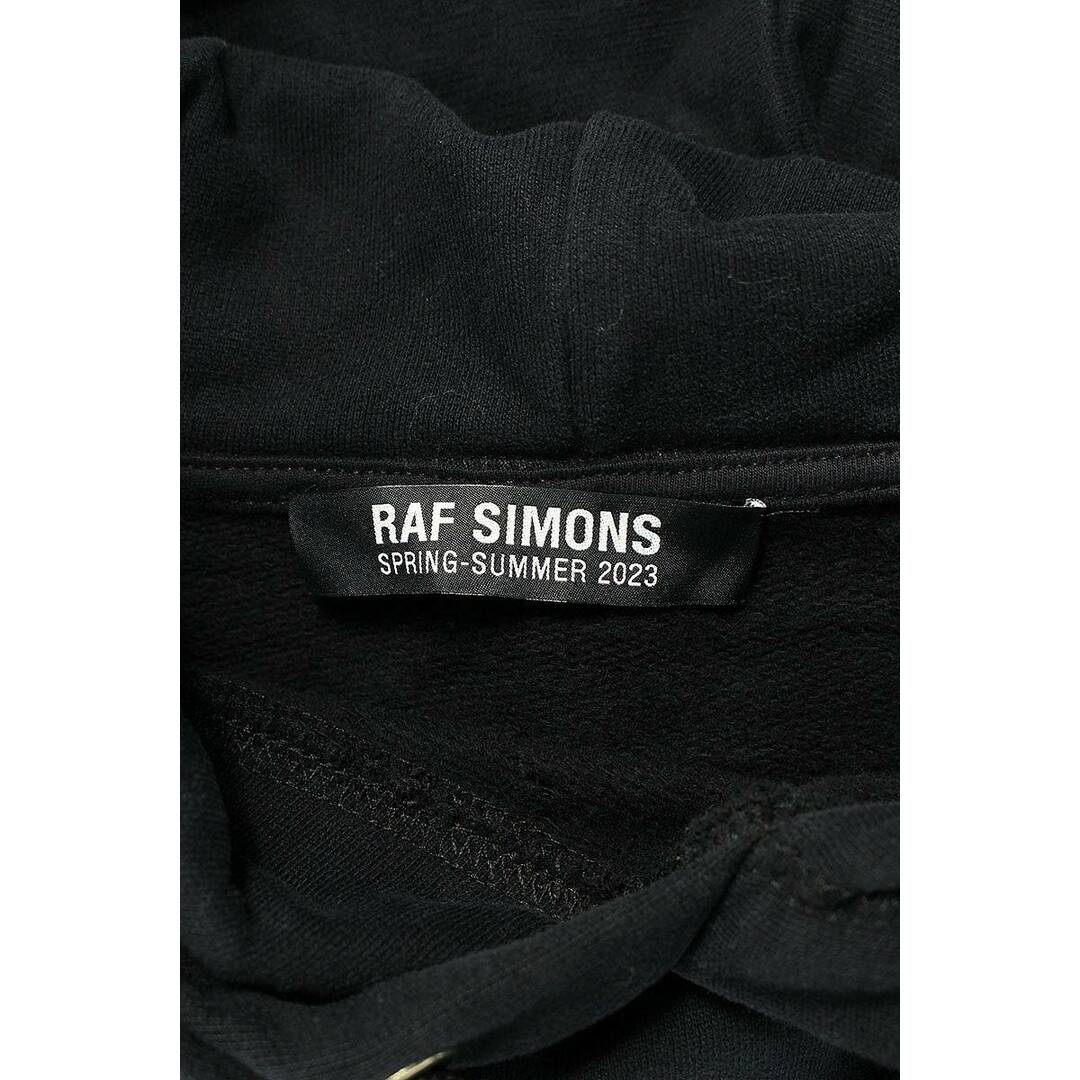 RAF SIMONS(ラフシモンズ)のラフシモンズ  23SS  231-160 Rスタンプクラッシュ加工プルオーバーパーカー  メンズ M メンズのトップス(パーカー)の商品写真