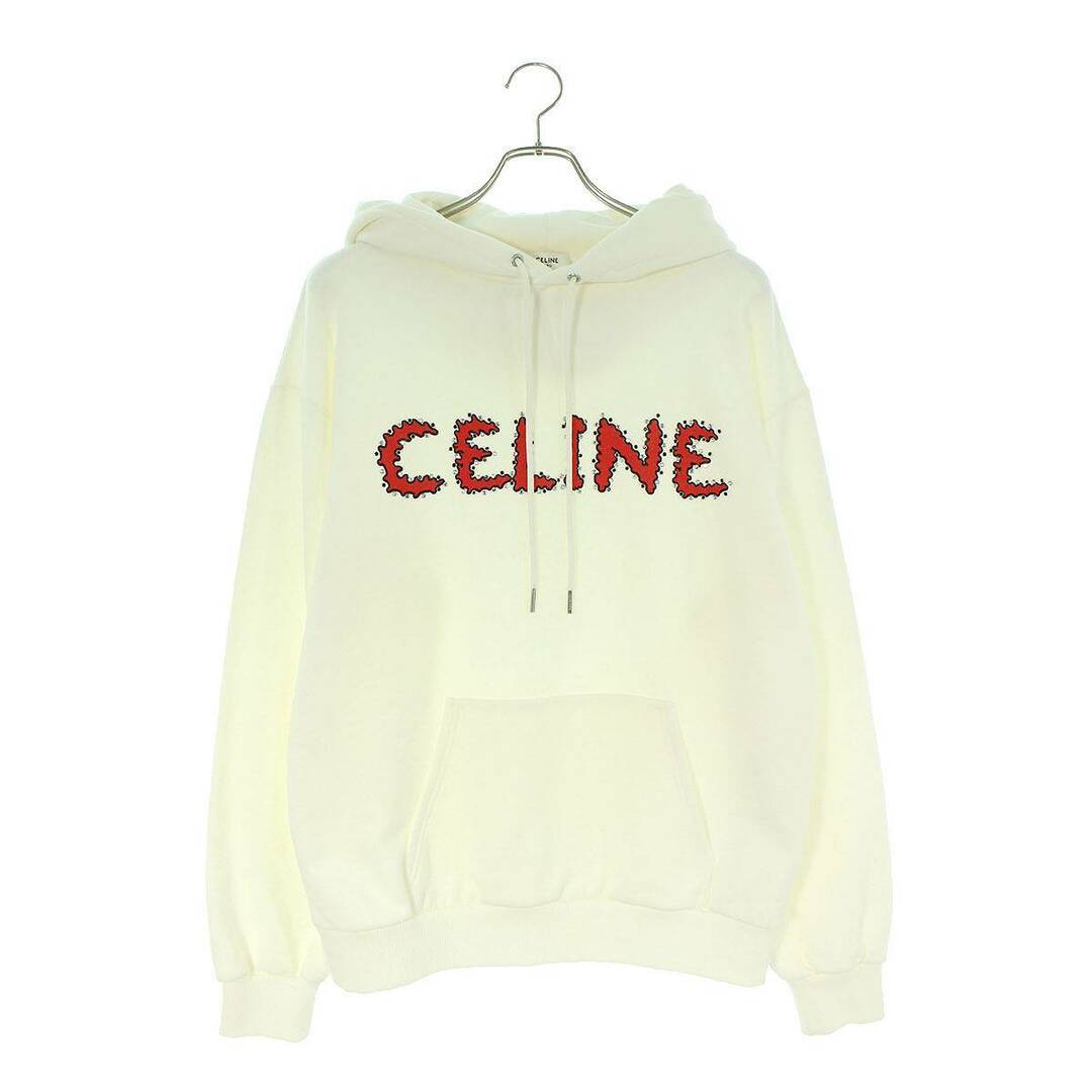 celine(セリーヌ)のセリーヌバイエディスリマン  23SS  2Y88B670Q ラインストーンロゴプルオーバーパーカー メンズ M メンズのトップス(パーカー)の商品写真