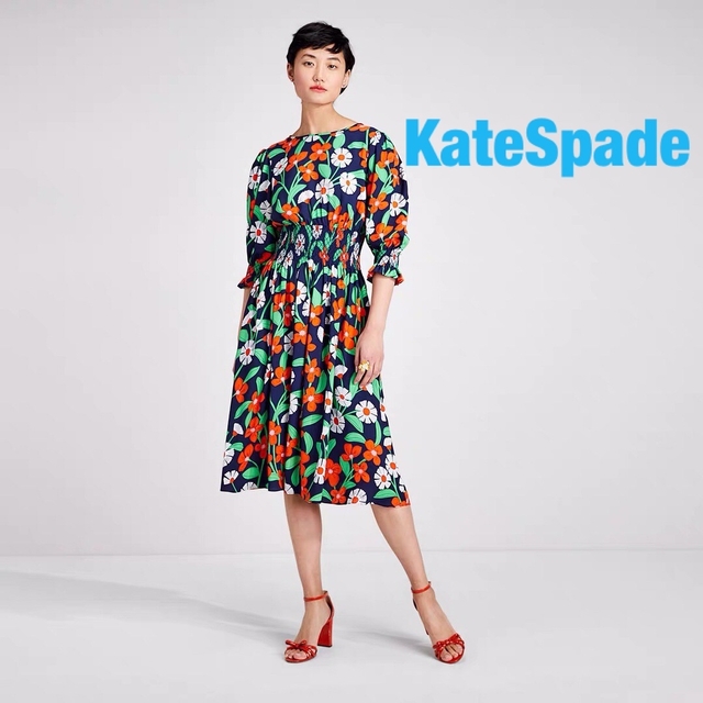 ❇️KateSpade23春夏新作ケイトスペード花柄ワンピース | フリマアプリ ラクマ