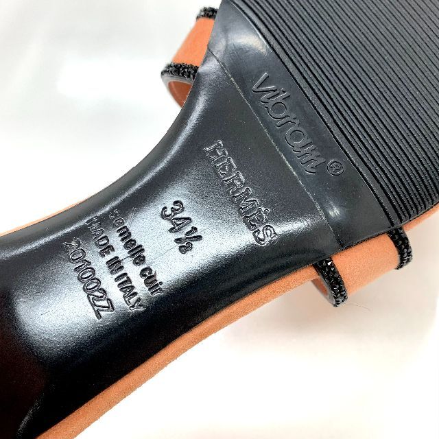 Hermes(エルメス)の5727 エルメス オアジス スエード ストーン サンダル サーモンピンク レディースの靴/シューズ(サンダル)の商品写真