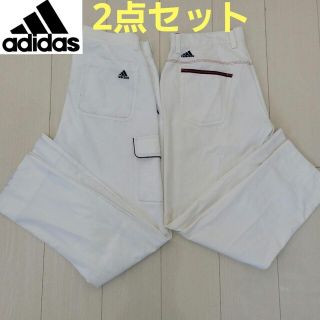 アディダス(adidas)のadidas　アディダス　ゴルフウェア　パンツ　79　白　メンズ(ウエア)