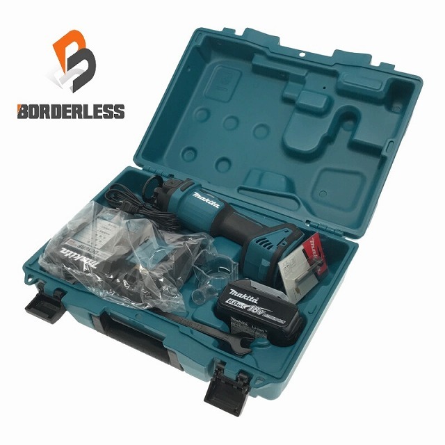 ☆極美品☆ makita マキタ 充電式ボードトリマ CO181DRG 本体+バッテリ+充電器+ケース 研削 研磨機 ルーター 69594