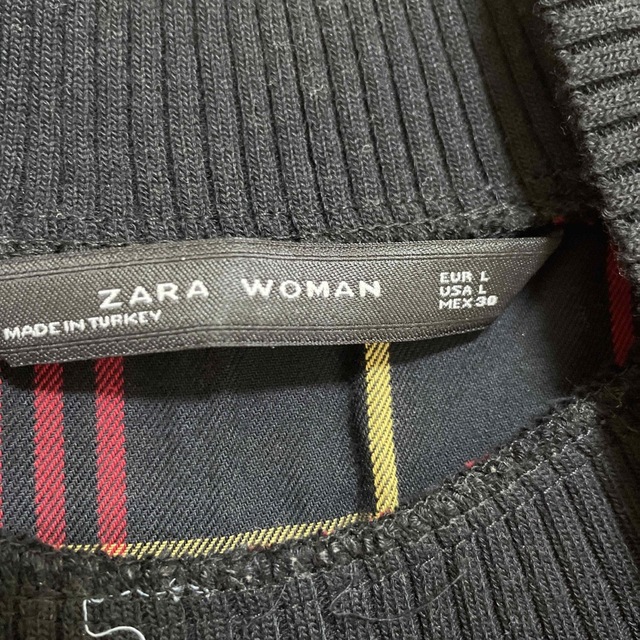 ZARA(ザラ)のZARA★チェックカットソー レディースのトップス(シャツ/ブラウス(長袖/七分))の商品写真