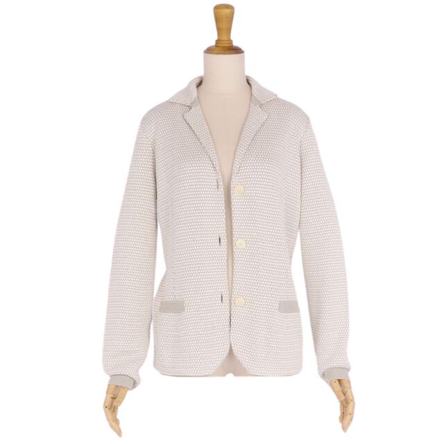 美品 ロロピアーナ Loro Piana ニット ジャケット テーラード 美品 ロロピアーナ Loro Piana ニット ジャケット テーラード
