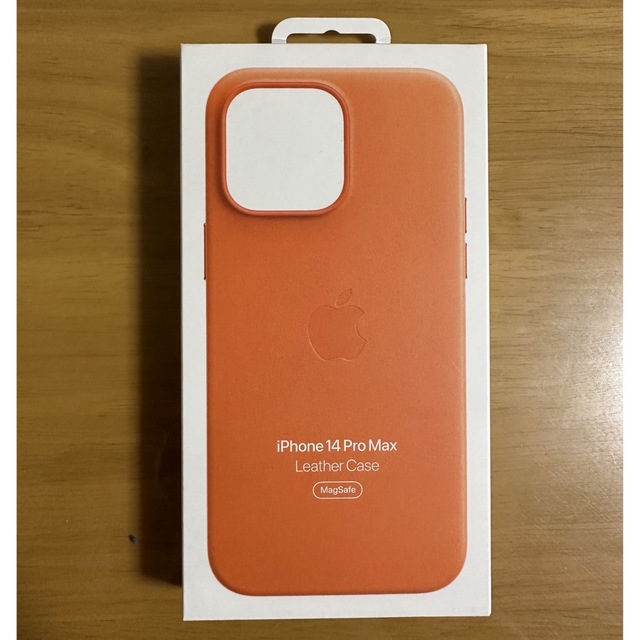 Apple iPhone14 Pro Max レザーケース 純正品 オレンジ エンタメ/ホビーのエンタメ その他(その他)の商品写真