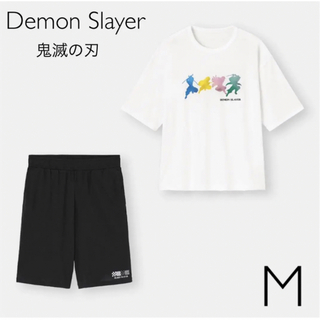 ジーユー(GU)のGU ラウンジセット(半袖)Demon Slayer M(その他)