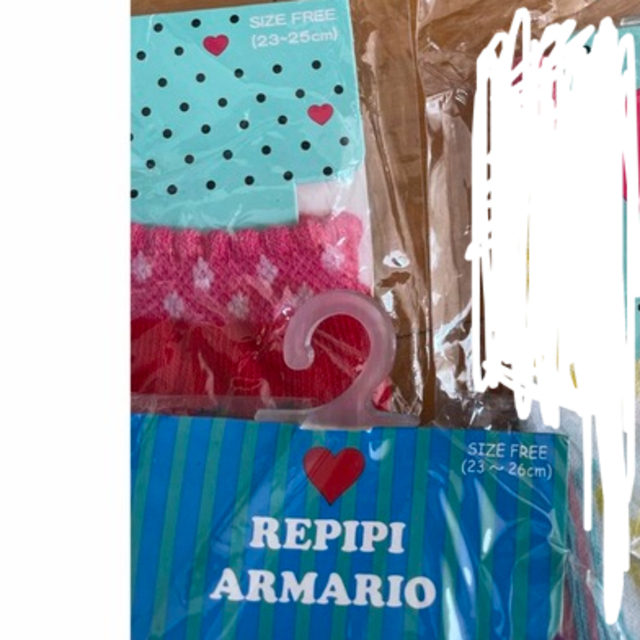 repipi armario(レピピアルマリオ)のレピピアルマリオ　靴下　まとめ売り キッズ/ベビー/マタニティのこども用ファッション小物(靴下/タイツ)の商品写真