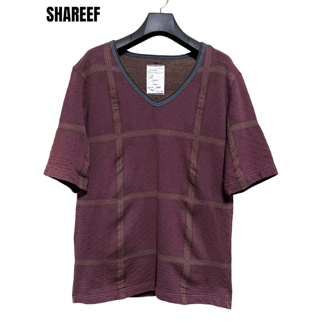 SHAREEF(シャリーフ)の匿名発送　美品　SHAREEF シャリーフ　デザインカットソー　サイズ3 メンズのトップス(Tシャツ/カットソー(半袖/袖なし))の商品写真