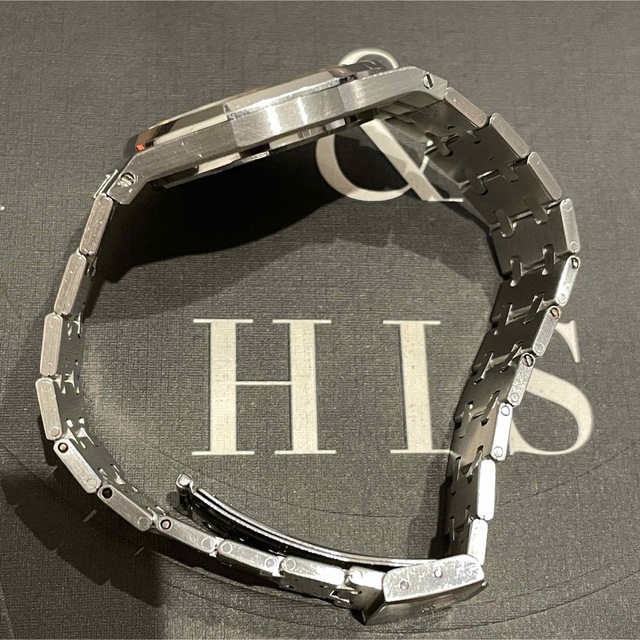 Bulova - 「OH済み」ブローバ BULOVA ロイヤルオーク型 腕時計の Bulova - 「OH済み」ブローバ BULOVA ロイヤルオーク型 腕時計の
