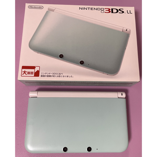 ニンテンドー3DS LL ミント×ホワイト 箱あり