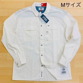 トミーヒルフィガー(TOMMY HILFIGER)の最新作★Tommy Jeans 【M】USA限定発売品のオーバーサイズシャツ(シャツ)