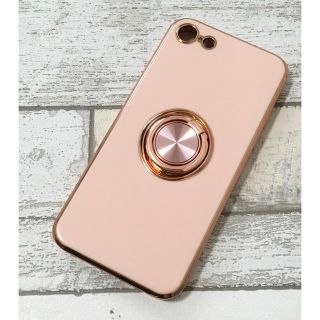 アイフォーン(iPhone)のiPhone se ケース iphone8 iphone7 スマホリング付(iPhoneケース)