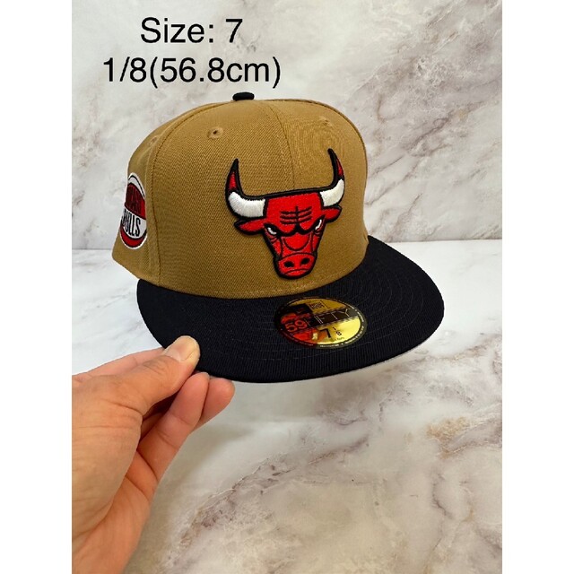 Newera 59fifty シカゴブルズ ツートンカラーキャップ - キャップ