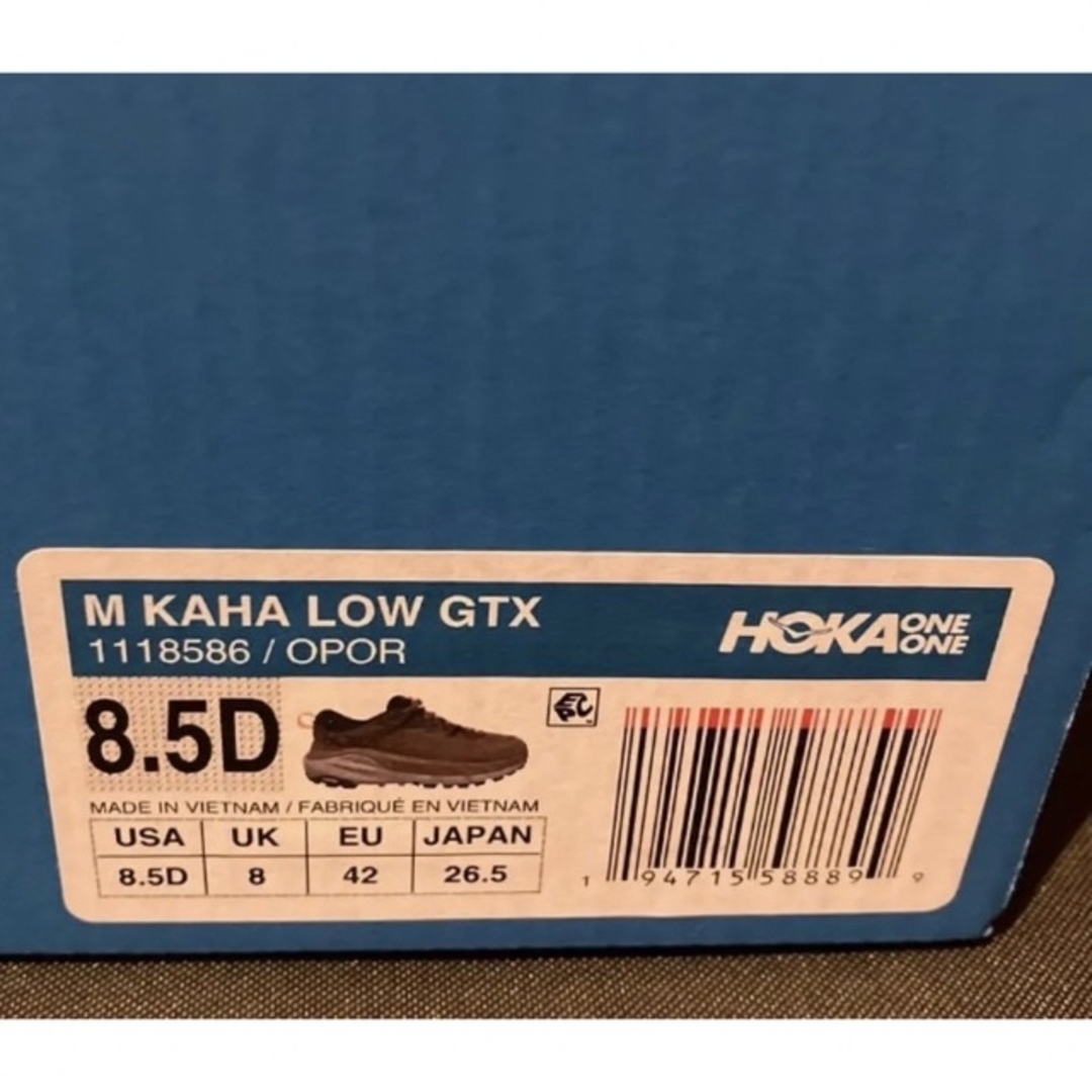 HOKA ONE ONE(ホカオネオネ)の【美品】HOKA / KAHA LOW GTX 26.5cm カハ ローカット メンズの靴/シューズ(スニーカー)の商品写真