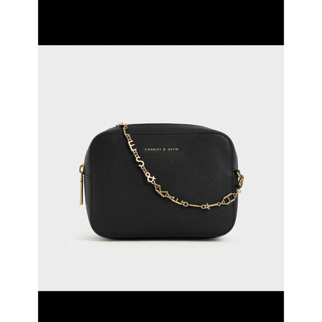 Charles and Keith - CHARLES & KEITH◇チェーン リンク ボクシー クラッチ◇
