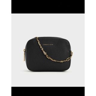 チャールズアンドキース(Charles and Keith)のCHARLES & KEITH◇チェーン リンク ボクシー クラッチ◇(ショルダーバッグ)