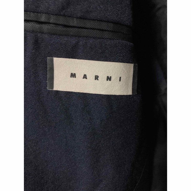 Marni - マルニ定番テクニカルポリエステルテーラードジャケット紺Sの通販 by TTT shop｜マルニならラクマ