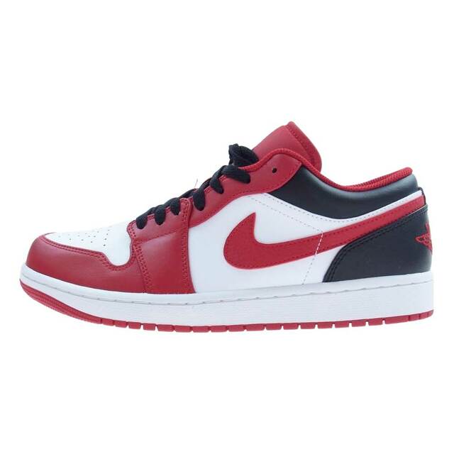 NIKE AIR JORDAN ナイキ ジョーダン スニーカー 553558-163 AIR JORDAN1 LOW BULLS エアジョーダン1 ブルズ ローカット スニーカー レッド系 ホワイト系 ブラック系  27.5cm【新古品】【未使用】約295cm高さ