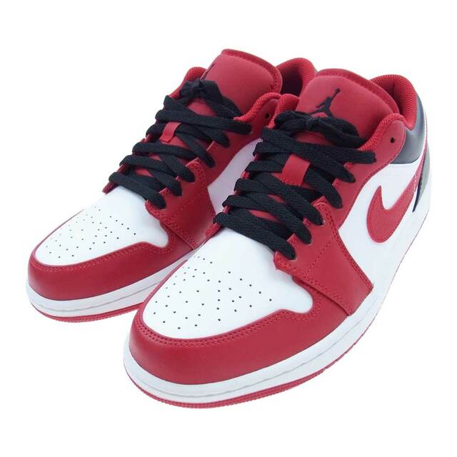 NIKE AIR JORDAN ナイキ ジョーダン スニーカー 553558-163 AIR JORDAN1 LOW BULLS エアジョーダン1 ブルズ ローカット スニーカー レッド系 ホワイト系 ブラック系  27.5cm【新古品】【未使用】【中古】 メンズの靴/シューズ(スニーカー)の商品写真