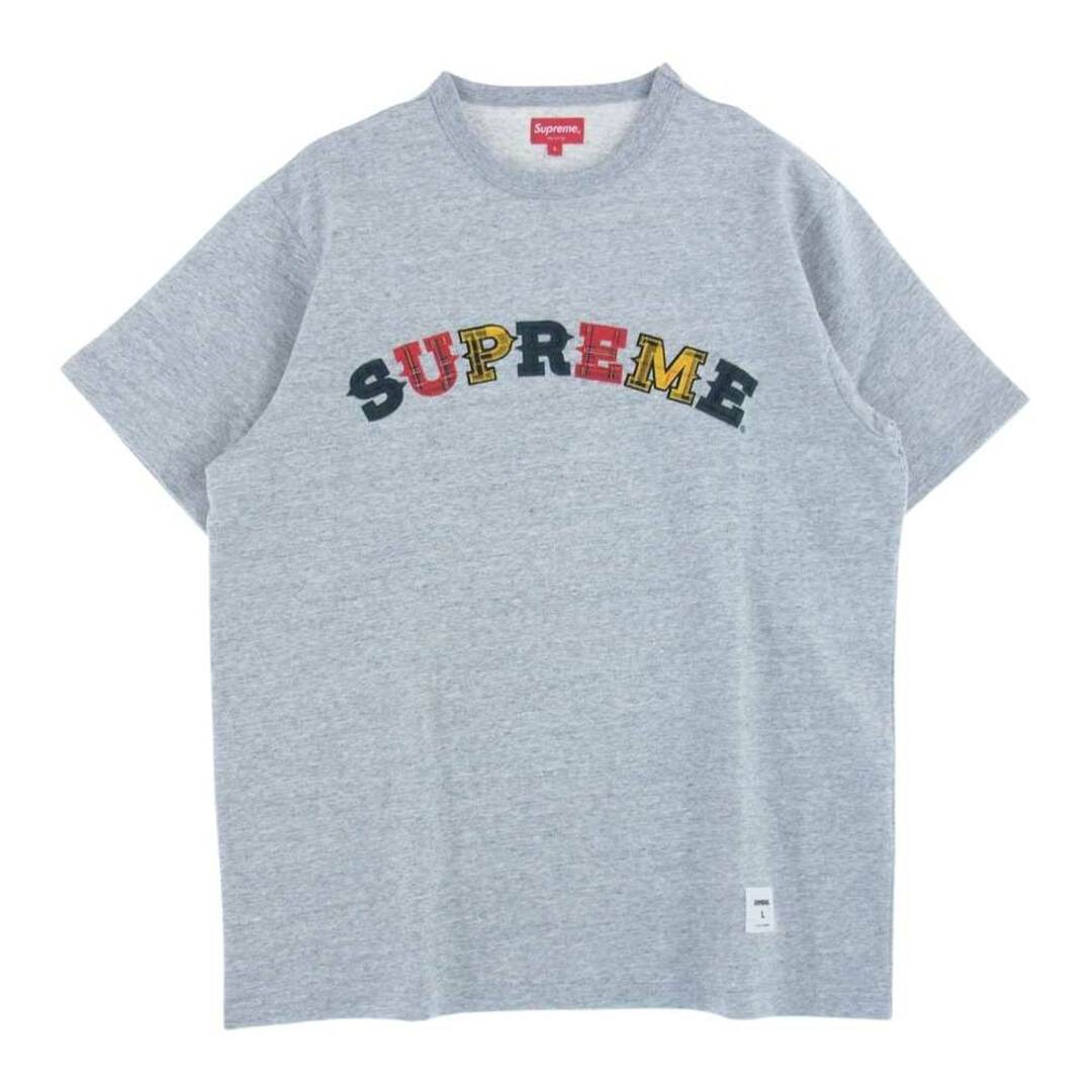 トップス Supreme シュプリーム Tシャツ 20AW Plaid Applique S/S Top