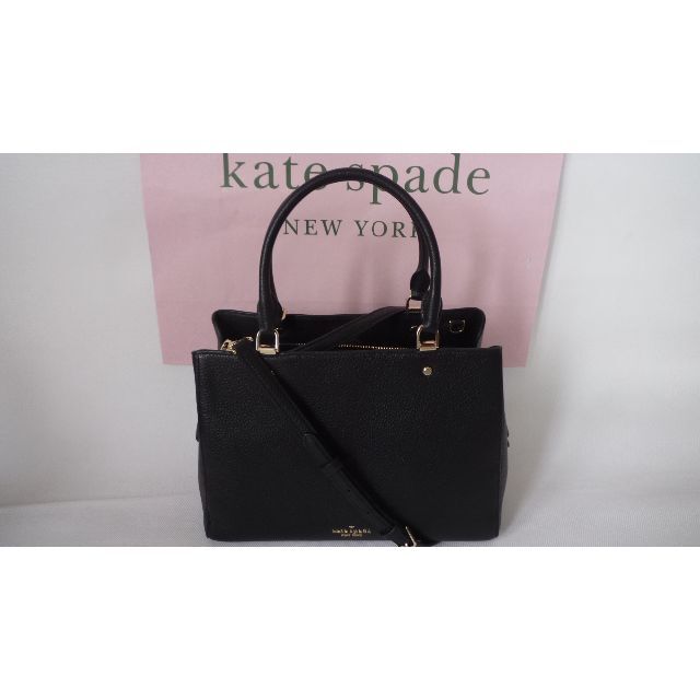 kate spade new york(ケイトスペードニューヨーク)の新品正規品 証明書付 アメリカ購入 LEILA MD STCH PEBB LET レディースのバッグ(ハンドバッグ)の商品写真