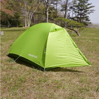 モンベル(mont bell)の極美品 モンベル mont-bell ムーンライト1 1122762 グランドシート 付き ソロ テント 山岳テント キャンプ アウトドア(テント/タープ)