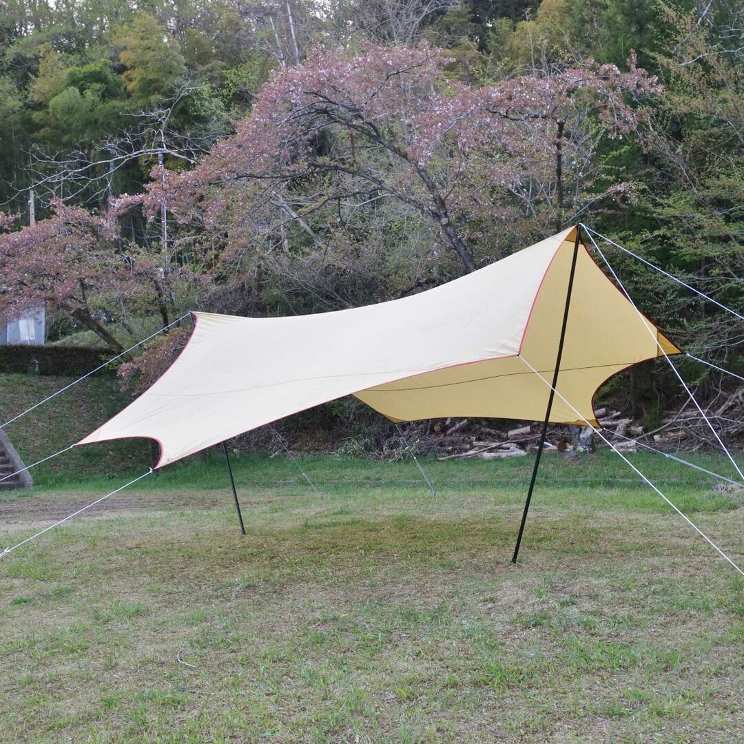 極希少 モステント MOSS TENTS アウトフィッターウィング  カムデン オリジナル ポール モス臭あり タープ キャンプ アウトドア