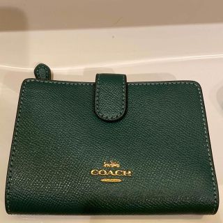 コーチ(COACH)の【coach】二つ折り財布　ほぼ未使用(財布)