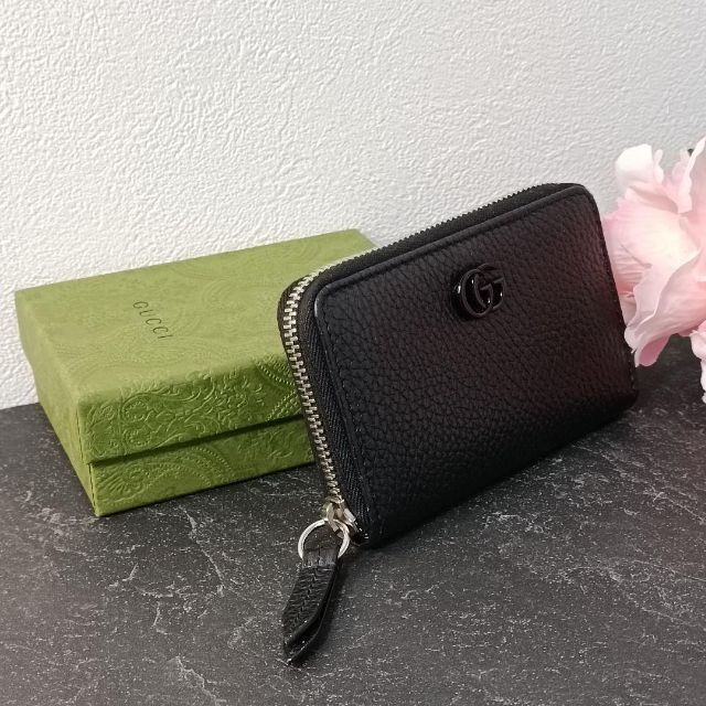 ほぼ未使用】 GUCCI グッチ ラウンドジップ ウォレット コインケース