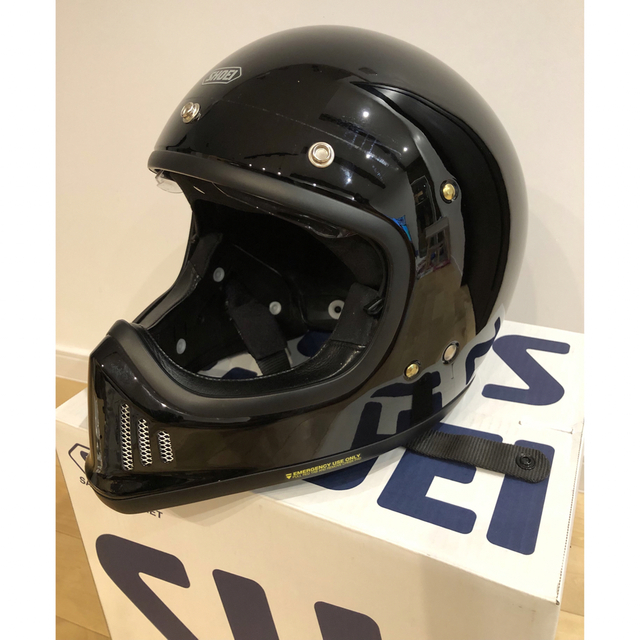 SHOEIヘルメット「EX-ZERO ブラック」   サイズL自動車/バイク