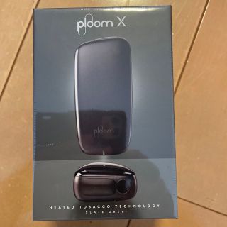 プルームテック(PloomTECH)の値段交渉可能　新品プルームXスターターキットスレートグレイ箱無し(タバコグッズ)