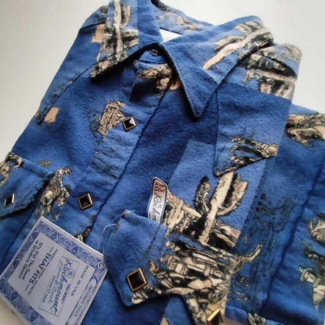 ロックマウント☆フランネルウエスタンシャツ☆新品☆アメリカ製