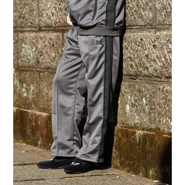 NEEDLES TRACKPANTS 別注STUDIOUS 23ss グレー　5