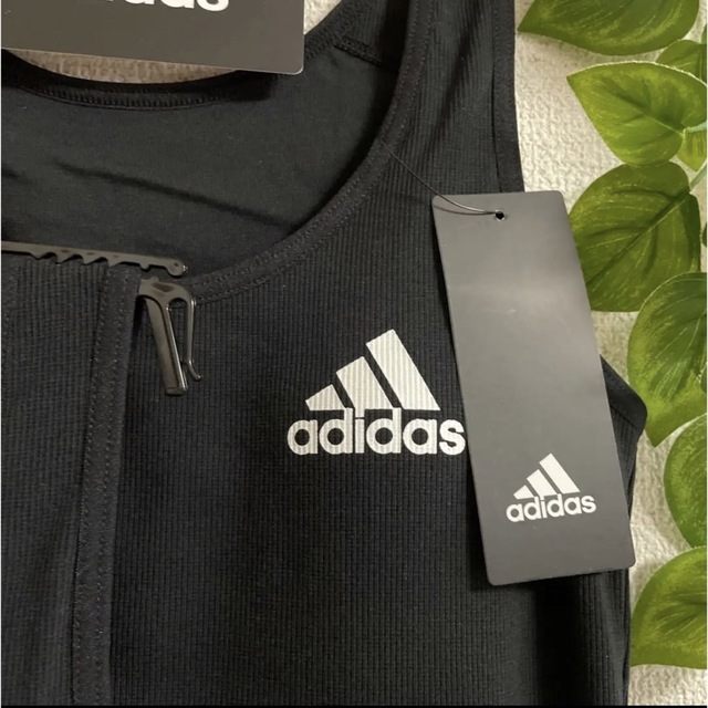 adidas(アディダス)の【新品】アディダス タンクトップ グンゼ ブラカッブ付きタンクトップ  150 キッズ/ベビー/マタニティのキッズ服女の子用(90cm~)(下着)の商品写真