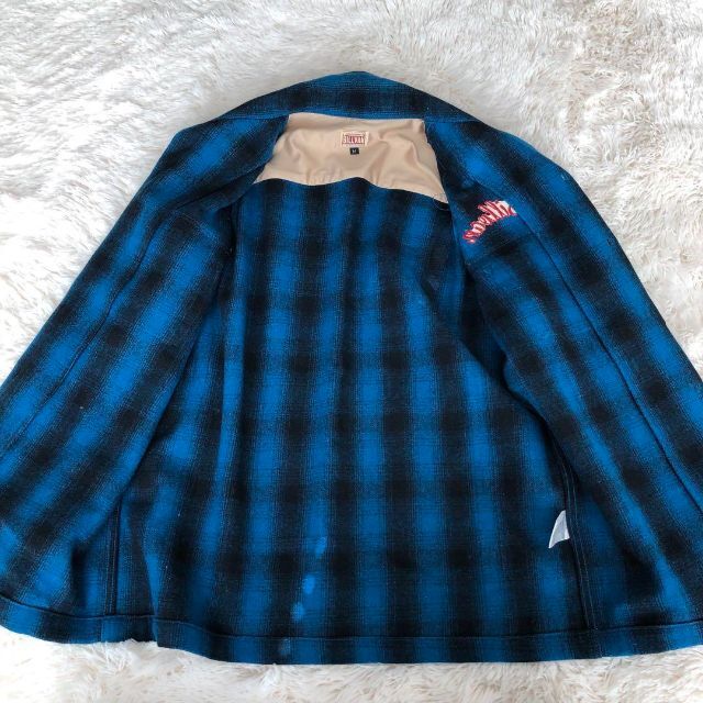 誠実 Billvanビルヴァンオンブレチェックシャツ ブルー ネルシャツ