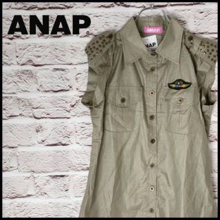 アナップ(ANAP)のANAP　 アナップ　トップス　ノースリーブシャツ　レディース　タグ付き(シャツ/ブラウス(半袖/袖なし))